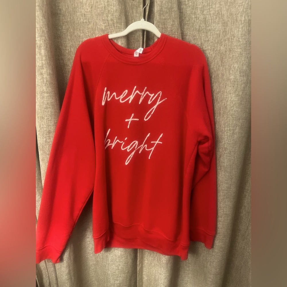 Southern Junkie Red Merry + Bright Women's Sweatshirt